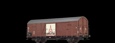 BRAWA 50487 - H0 - Gedeckter Güterwagen Glr23 Deutz, DB, Ep. III